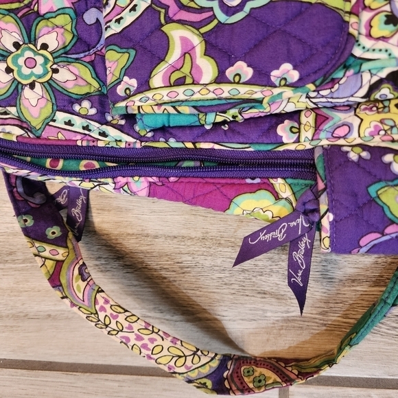 Vera Bradley Paisley Floral Quilted backpack - Picture 3 of 4